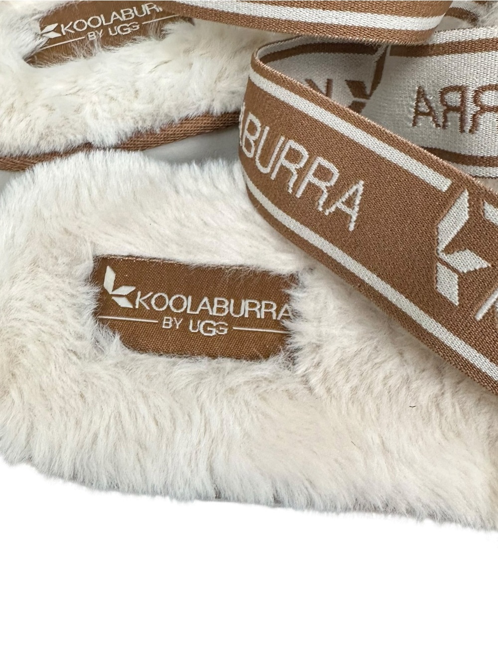 Koolaburra by UGG Fuzz'n ll Plush Faux-Fur Slide Slipper Sandals Size 9 - Picture 4 of 10